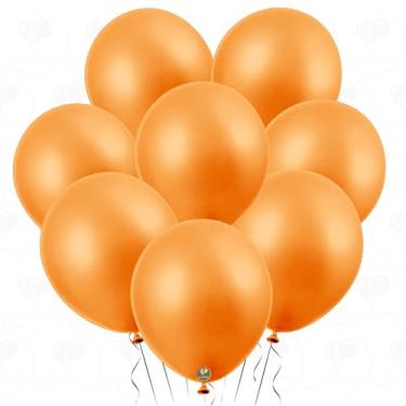 Imagem de Balões de látex laranja perolado, 30 cm, pacote com 72 unidades, espessos, extra fortes, para chá de bebê, guirlanda de fotos de casamento, festa de aniversário, decoração de arco, noivado, aniversário, Natal, festival