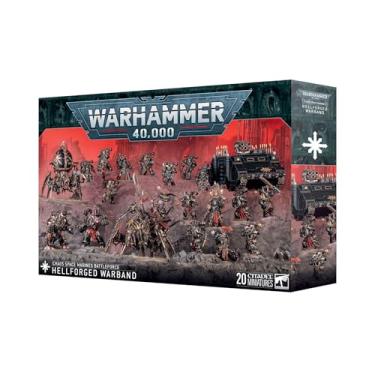 Imagem de Warhammer 40,000 Chaos Space Marines Battleforce: Hellforged Warband | Lord Discordant, Venomcrawler, Obliterators, Havocs & Legionaries | 20 Plastic Miniatures