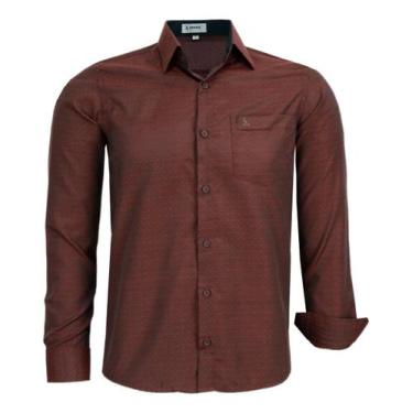 Imagem de Camisa Social Comfort Amil Manga Longa Bolso Tecido Pigmentado 1873, B