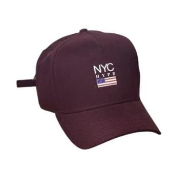 Imagem de Boné Aba Curva NYC Hype Fitão Original Strapback New York City Bandeira-Unissex