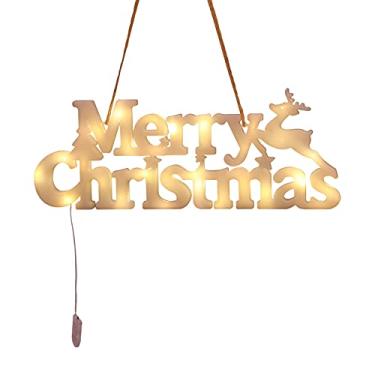 Imagem de Luzes Penduráveis LED com Corda para Pendurar Lâmpada de Janela Bateria Luz Árvore Pendurável Decoração Festa Ornamentos Casa Interior