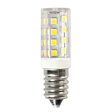 Imagem de Lâmpadas LED E14 de Cerâmica 4W AC220V Base Parafuso Geladeira Cozinha Econômica Sem Pisca Alta CRI 80 Milho 360 Graus Iluminação Interna Longa Vida Ú