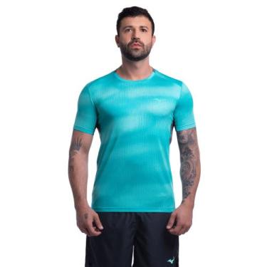 Imagem de Camiseta de Corrida Mizuno Run Easy 5 Masculina, Azul, P