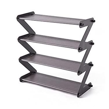 Imagem de 5sssallefaa Sapateiras de pé independentes, armário de sapatos, multifuncional, multicamadas, de aço inoxidável, suporte para guardar detritos, organizador de sapatos vertical para piso de armário