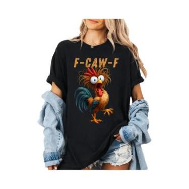 Imagem de Camiseta Engraçada Sassy Rooster Meme Para Amantes De Aves, Camiseta P