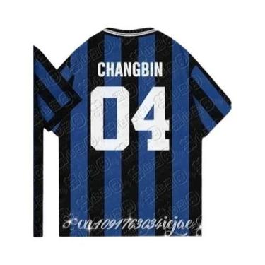 Imagem de Camiseta Masculina Oversize Kpop Stay Karma Álbum Fãs Felix Bangchan H