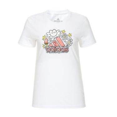 Imagem de CAMISETA ADIDAS DOODLE FILL FEMININA TAMANHO M-Feminino
