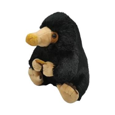 Imagem de Brinquedo De Pelúcia Niffler Preto, Fantásticos Animais, Boneco Macio 