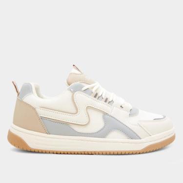 Imagem de Tênis Ramarim Coconut Feminino, Bege, Cinza, 36