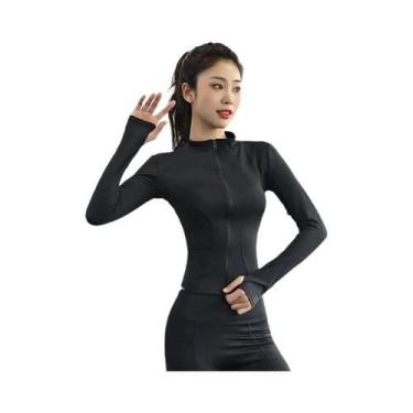 Imagem de Jaqueta De Yoga Feminina Slim Fit De Secagem Rápida E Alta Elasticidad