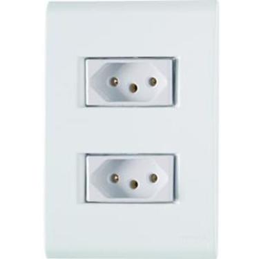 Imagem de Conjunto Tomada 4x2 2p+t 10a 250v - Tramontina