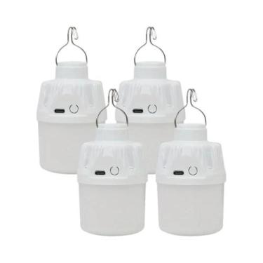 Imagem de Lanterna De Camping LED Portátil Com Carregamento USB, 3 Modos, Luz Br