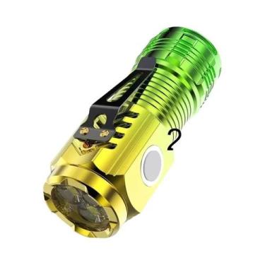 Imagem de Nova lanterna ultra poderosa 3 núcleo led mini lanterna tática monstro