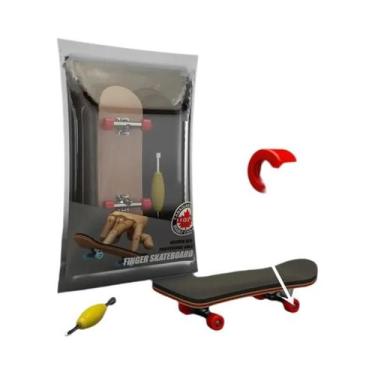 Imagem de Mini Skateboard De Dedo Em Madeira De Bordo, Brinquedo Esportivo Fofo 