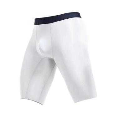 Imagem de Cuecas Boxer Masculinas De Seda Gelada Com Perna Longa, Secagem Rápida