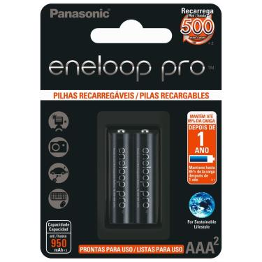 Imagem de Pilha Recarregavel Eneloop Pro 950ma Aaa Blister Com 2 Bk-4hcde/2bb