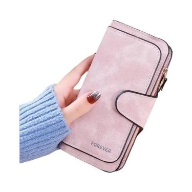 Imagem de Carteira Feminina Coreana De Moda Com Três Dobras, Porta-Múltiplos Car