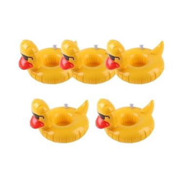 Imagem de Conjunto De Porta-Copos Infláveis Para Piscina, Bandeja Flutuante Para