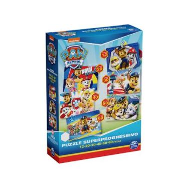 Imagem de Puzzle Super Progressivo Patrulha Canina - Grow