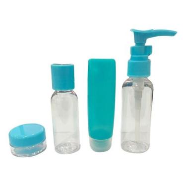 Imagem de Empty Bottle Set Kit Frascos Variados De Viagem - Imperium, Azul