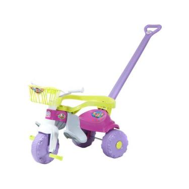 Imagem de Triciclo Infantil Menina Velocípede Rosa Totokinha - Magic Toys