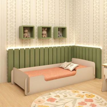 Imagem de Cama Infantil Montessoriana para Quarto Criança Kids Tradicional Branco