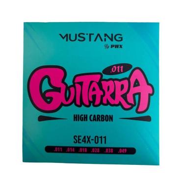 Imagem de Encordoamento Para Guitarra 6 Cordas Mustang PHX (.011 - .049) SE4X-011V