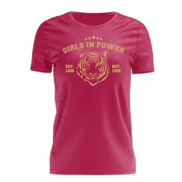 Imagem de Tshirt Blusa Meninas T-shirt Estampada Manga Curta Girls In Power Feminina-Feminino