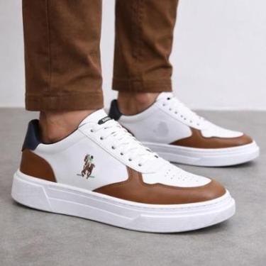 Imagem de Tênis Casual Masculino Polo CWB Super Macio e Confortável Street 09 B-Masculino