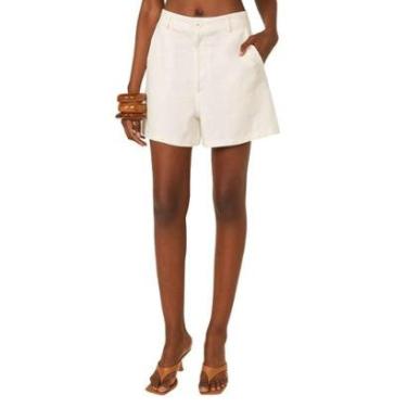 Imagem de Shorts Colcci Alfaiataria Joana Off Shell Feminino-Feminino