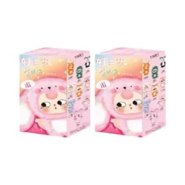 Imagem de Boneca De Vinil Pelúcia Fofa Bebê Três V3 Série Festa Animal Blind Box