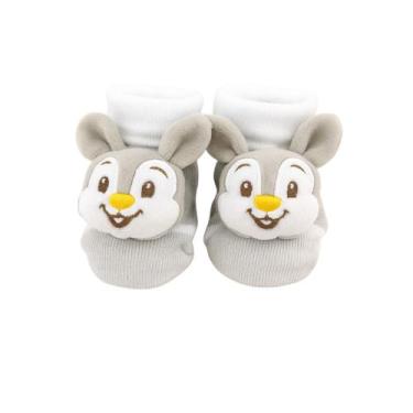 Imagem de Meia Antiderrapante para Bebê 0 a 12 Meses 3d Bichinhos - Plin Baby, C