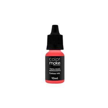 Imagem de Tinta Aerógrafo Airbrush Maquiagem Artística 10ml Colormake Tattoo Cos