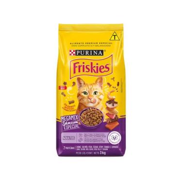 Imagem de Ração Purina Friskies Megamix 3kg para Gatos - NESTLÉ PURINA, Megamix,