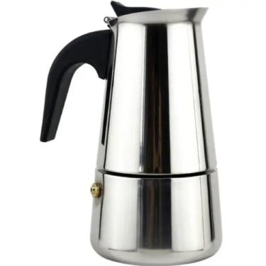 Imagem de Cafeteira Tipo Italiana em Aço Inox para Café Coado com Capacidade para 6 Xícaras Acaba...