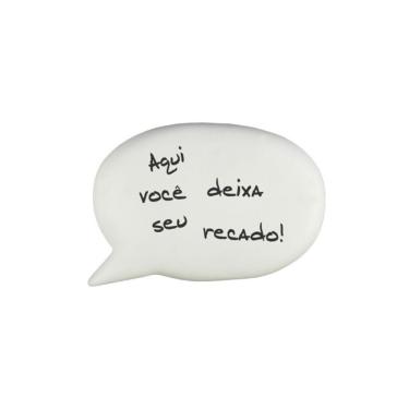 Imagem de Luminária Balão de Recados Blablabla Tpc para Escrever Frases com Canetinhas e Cabo de Força com Interruptor