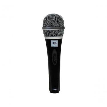 Imagem de Microfone Dinâmico com Fio CSHM10 para Canto, Conferência e Gravações com Padrão Polar Supercardioide Preto JBL