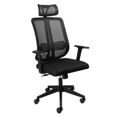 Imagem de Cadeira Office Go Star Plus Preta