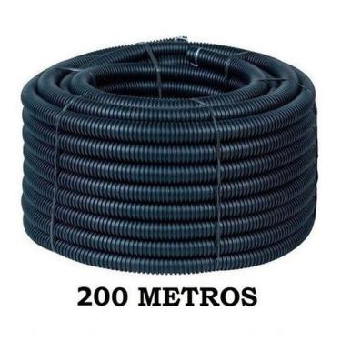 Imagem de Conduíte Corrugado Reforçado 3-4 200M com Elevada Resistência Mecânica à Compressão Premium Colchões