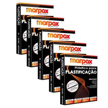 Imagem de Kit Plastificação Polaseal A3 303X426X0,05mm Marpax 500un