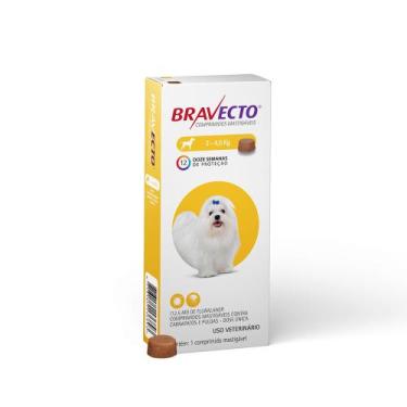 Imagem de Bravecto para Cães de 2 a 4,5kg - 112,5mg - MSD