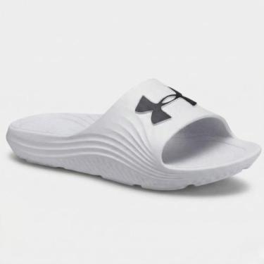 Imagem de Chinelo Under Armour Core 2 - Branco e Preto - 39/40, 39/40