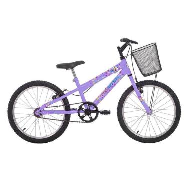 Imagem de Bicicleta Kiss Mountain Bike Aro 20 Quadro Aço 1v Lilás Free Action