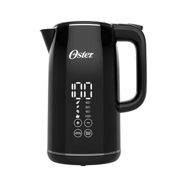 Imagem de Chaleira Elétrica Oster OCEL920-127 Digital 1,7L Aço Inox Black 1200W 110V