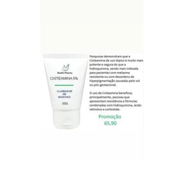 Imagem de Cisteamina creme clareador - Biolifepharma 