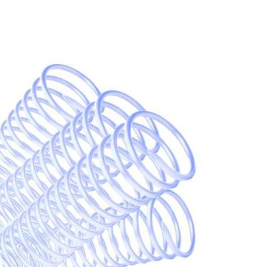 Imagem de Espiral para Encadernação Cristal 23mm para 140 Folhas 60un - Marpax