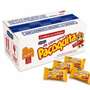 Imagem de Pacoquita rolha embalada 100x15g santa helena