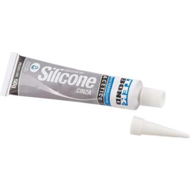 Imagem de Borracha De Silicone Acético Cinza 50 G Alta Temperatura Tekbond