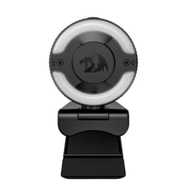Imagem de Webcam Gamer Redragon Oneshot Full HD 1080p 30FPS USB Com LED Integrad