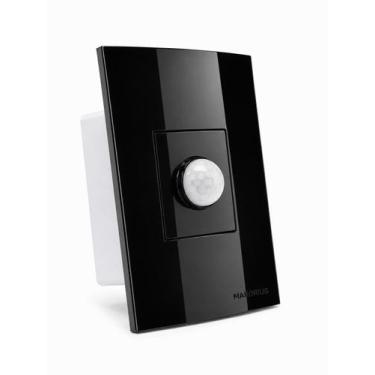Imagem de Conj Sensor de Presença com Fotocélula Bivolt Sleek Ebony Mg Cor:Branc